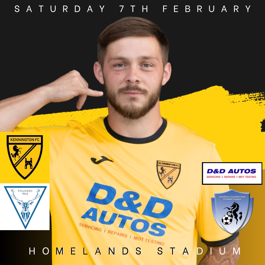 KenningtonFC's tweet photo. 𝗧𝗼𝗺𝗼𝗿𝗿𝗼𝘄… 𝘄𝗲’𝗿𝗲 𝗯𝗮𝗰𝗸 𝗮𝘁 𝗵𝗼𝗺𝗲! 🏠 

📆 Saturday 7th February  
📍 Homelands ‘Green Box’ Stadium
🏆 SCEFL Premier Division 
🆚 Erith &amp; Belvedere 
⏰ Kick off - 3PM
🎟️ Adults £8 | Concessions £5 
📖 Programme - £2
🍺 Bar &amp; Tea Hut
🍔 Hot &amp; Cold Refreshments https://t.co/831hvPlJRq