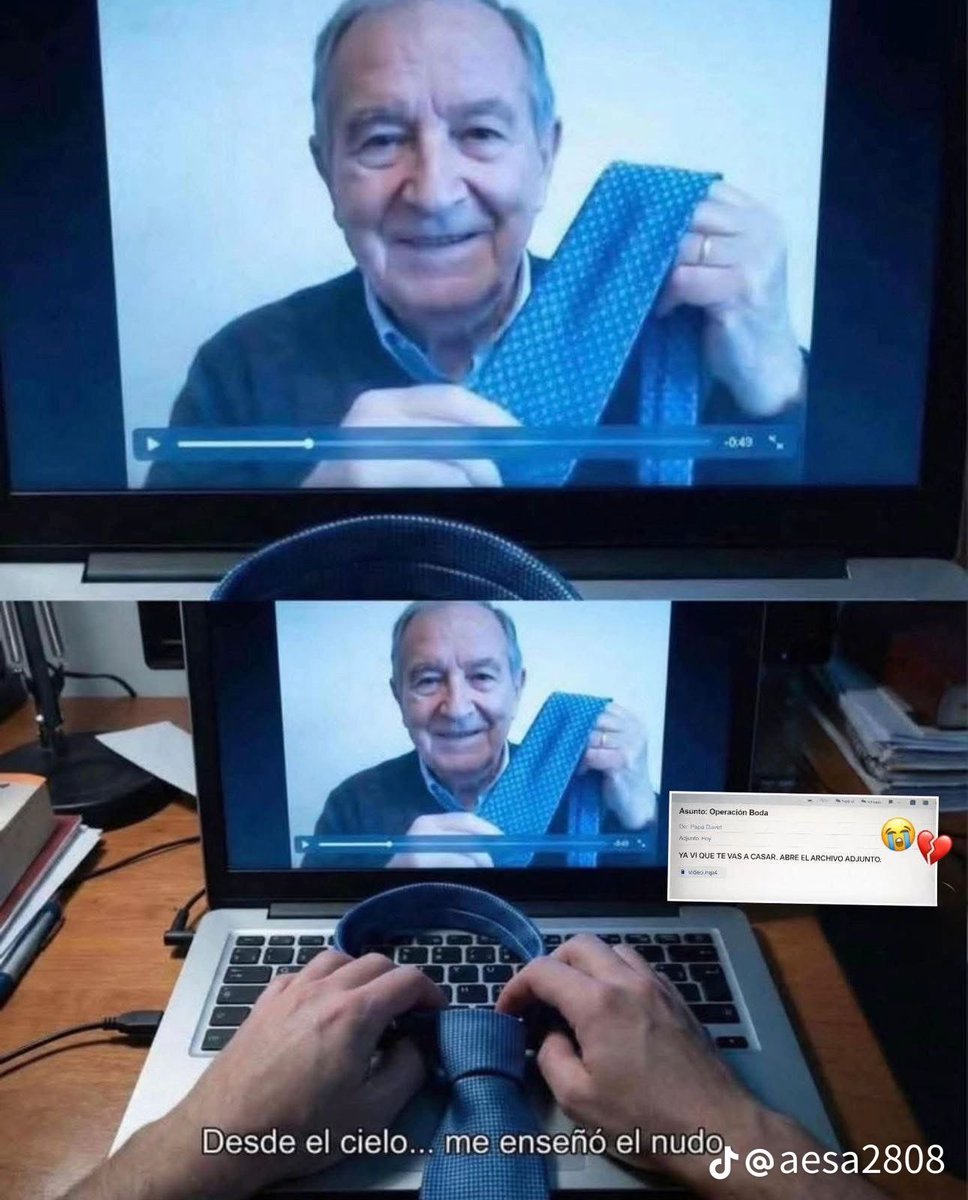 JaisitoL's tweet image. Mi papá murió hace 10 años… pero ayer me llegó un correo suyo.
Decía: “Ya vi que te vas a casar. Abre el archivo adjunto.”
No creo en fantasmas. Nunca he creído. Soy ingeniero. Me formé confiando en números, sistemas, causas y efectos, en cosas que se pueden explicar. Por eso…