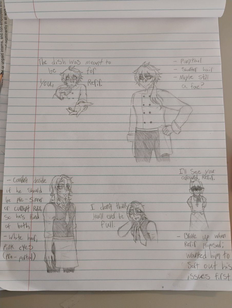 I may still not be able to use my drawing tablet but I've thinking about this idea all day the brain worms were eating me at work (maybe I'll redraw it on my phone at some point if the brain worms are still eating me)
#Rerflins #Flinsrir #DeadPlate