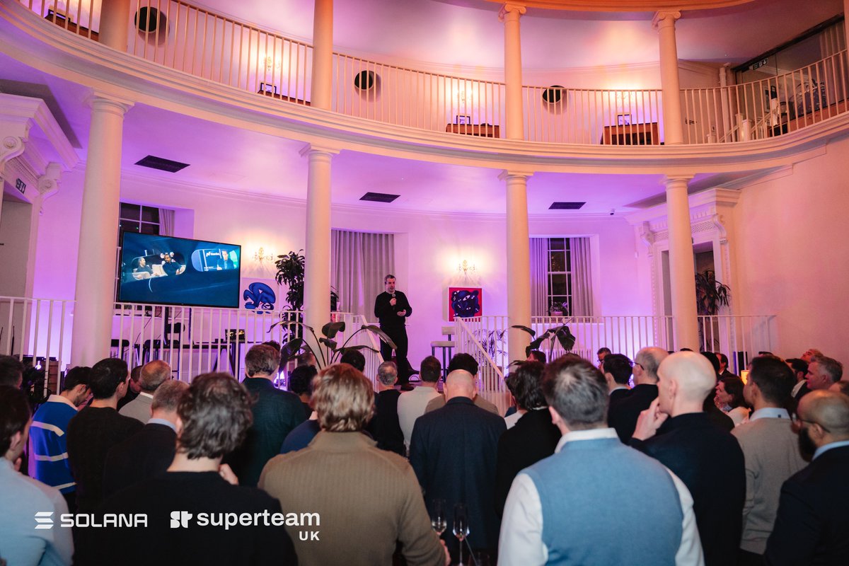 PanteraCapital's tweet image. Thank you @Solana and @SuperteamUK for having us at the House of Sol launch! 

@ejwallach discussed Pantera's initiatives in the Solana ecosystem as we look forward to House of Sol's contributions to internet capital markets.