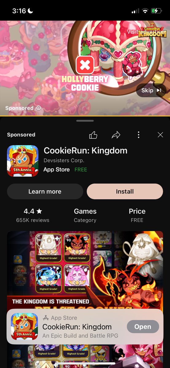 amitylovemail's tweet photo. chat should I try this game youtube just gave me an ad for https://t.co/8HugS4F7iE