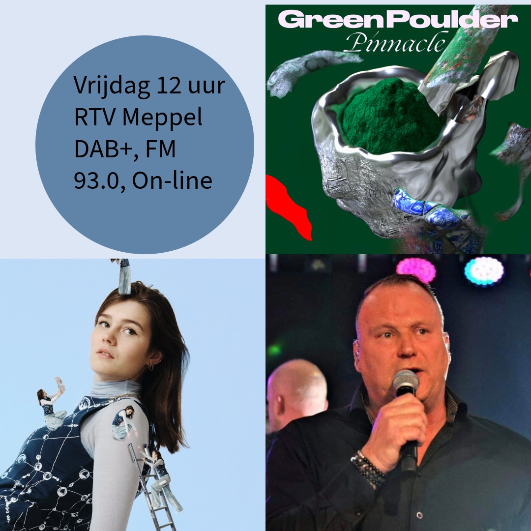 Green Poulder, Marieke Schenk  en Erik van Klinken vrijdag bij Jos in de middag

Green Poulder
 een organische mix van jaren '70-invloeden

Marieke Schenk
 je wenst weleens dat je een handleiding van iemand hebt

Erik van Klinken
 terug met een nieuwe single over de derde helft