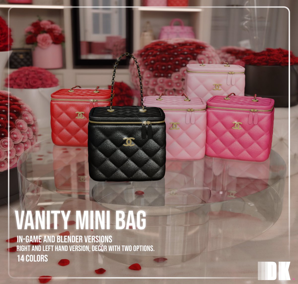 New Release

"Chanel" Lace Front, "Rose And Bundles Hair" and Vanity Mini Bag 

🌹💖Link In Bio #Sims4 #Sims4Cc #ValentinesDay