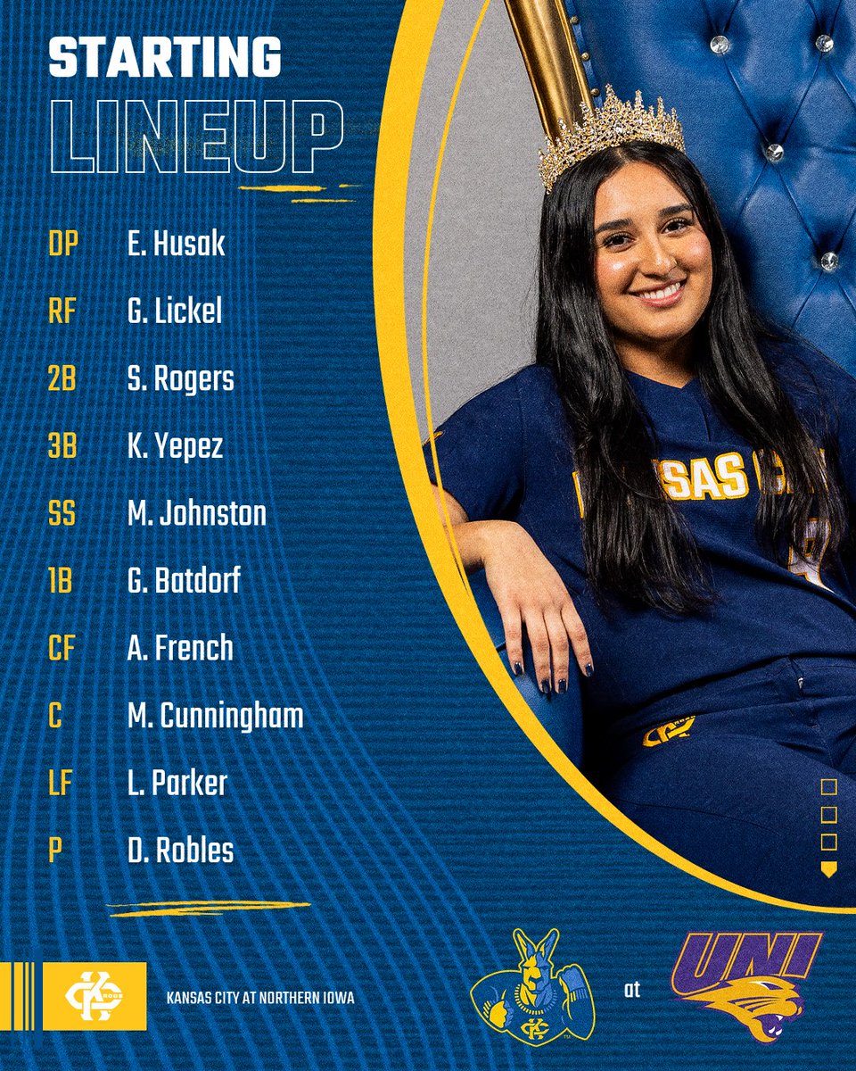 Here's how we're starting the year off!
🆚 Northern Iowa
📺 bit.ly/4az8Lvk
📈 bit.ly/3ZoTyH1
#ROOUP