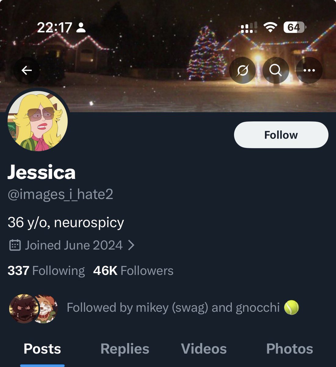 She has “neurospicy” in the bio but I think it’s just shit for brains 😌