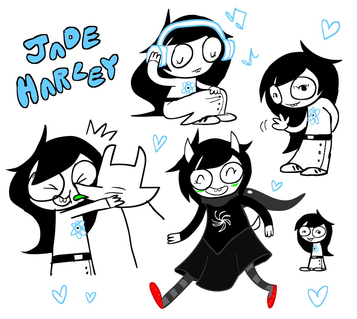 Scissorclaws's tweet photo. i lov you jade harley 💚 https://t.co/LN5CYw0iPc