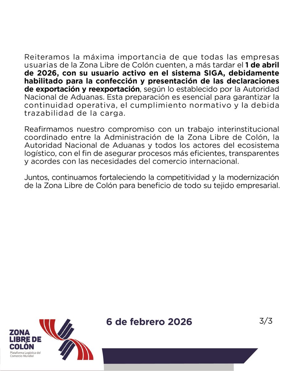 Zona Libre de Colón 🇵🇦 tweet media