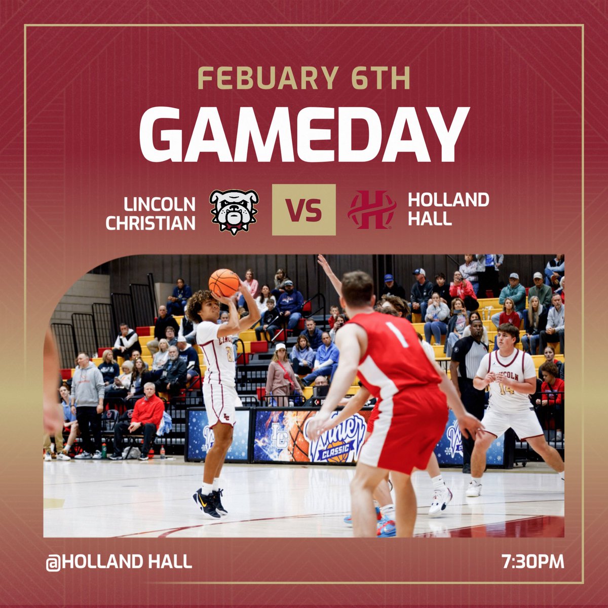 Lincoln Christian Basketball tweet media