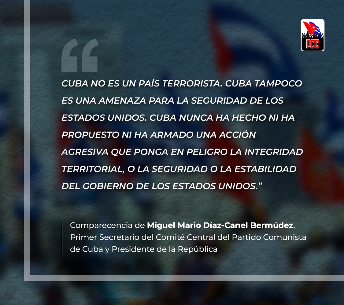 #Cuba es un país de paz que no descuida su defensa ni su derecho a existir libre y soberana. 

#UnidosXCuba