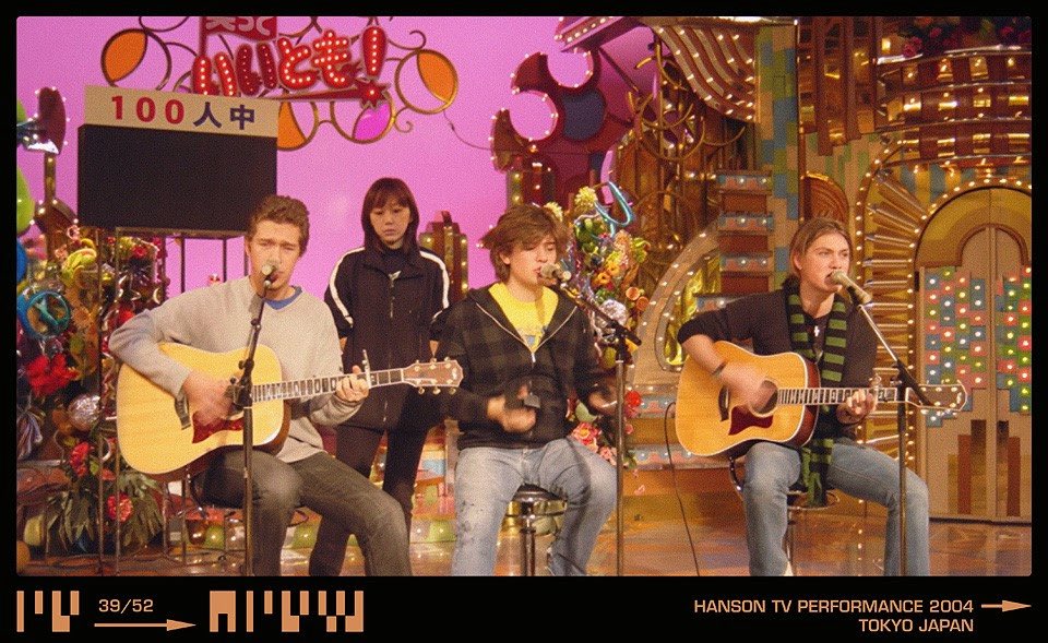 hansonmusic's tweet photo. There is nowhere like Japan, and its been too long since our last visit. This week, we take a snapshot from one of our TV performances all the way back in 2004 in the magical world of Tokyo Japan. https://t.co/cXe1d7mdLV