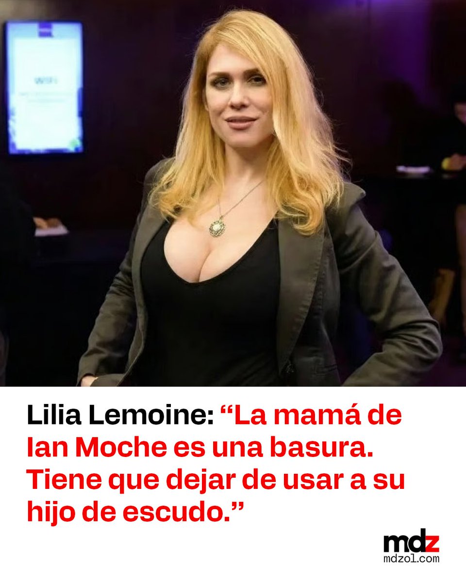 BASADA

La Diputada, Lilia Lemoine, arremetió con la madre del niño supuestamente autista Ian Moche, por causarle síndrome de munchausen a su hijo: "La mamá de Ian Moche es una basura. Tiene que dejar de usar a su hijo de escudo."
