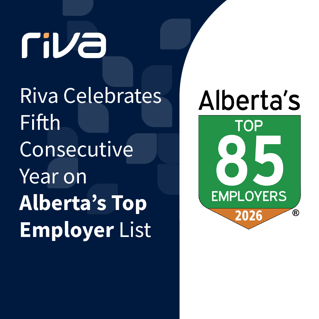 🎉 Riva is proud to announce its recognition as one of Alberta’s Top Employers for 2026, marking our fifth consecutive year on this prestigious list.

Learn more on our website: na3.hubs.ly/y0j0LK0

#Riva #TeamRiva #ABTopEmployers #TopEmployers2026