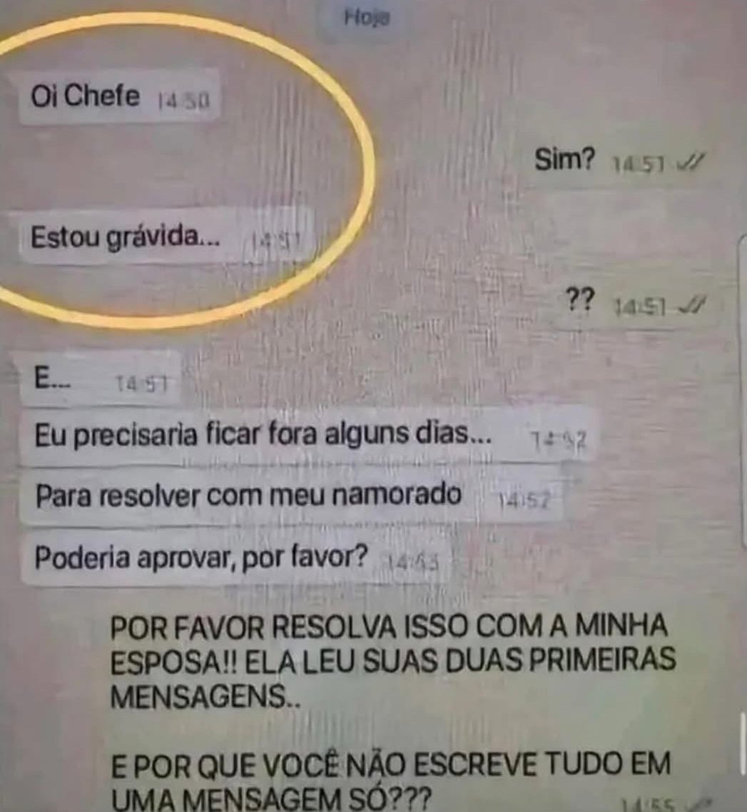 Isso pode causar separação. 🤣🤣🤣🤣