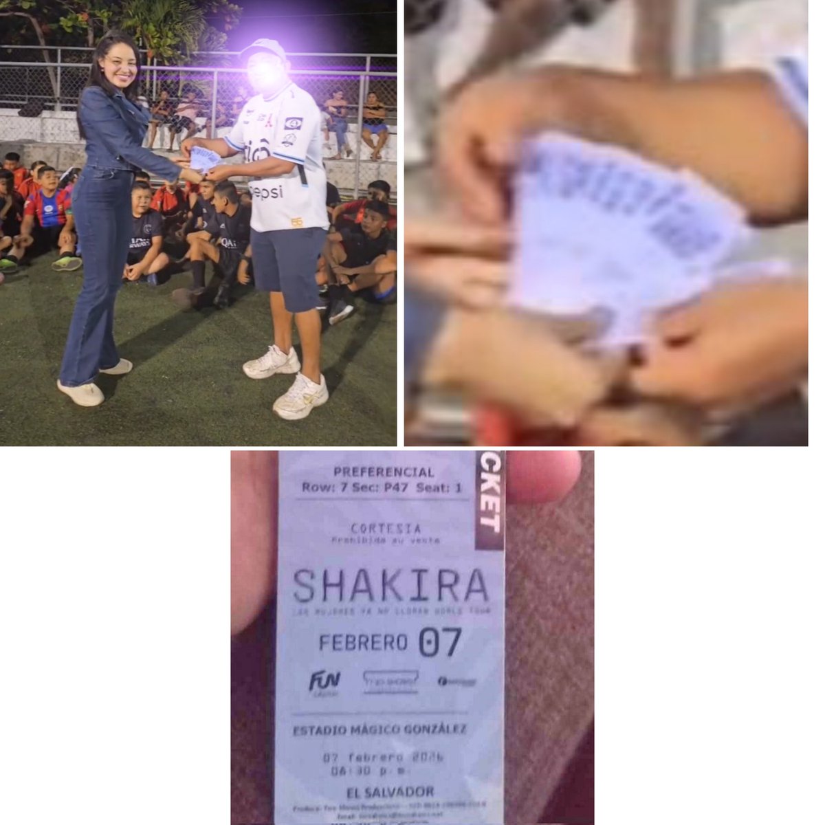 _MoisesRivera_'s tweet photo. Los mis doggies golondrejos y las escorts de la Clica Cyan, decían que era falso que los PuyaBotones habían recibido entradas de cortesía para los conciertos de @shakira 🫢

Pero la diputada suplente de Salvador Chacón, ahí andaba repartiendo en las comunidades de La Libertad https://t.co/KctRiRn74W