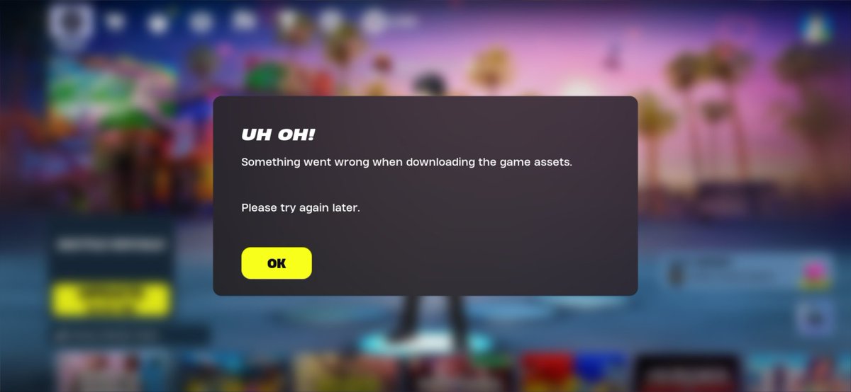 OrderAndDemise's tweet photo. @FortniteStatus Only thing wrong with my thing is when I try to download the assets on mobile its stuck at 55% rn https://t.co/0v3O4Bnpv6