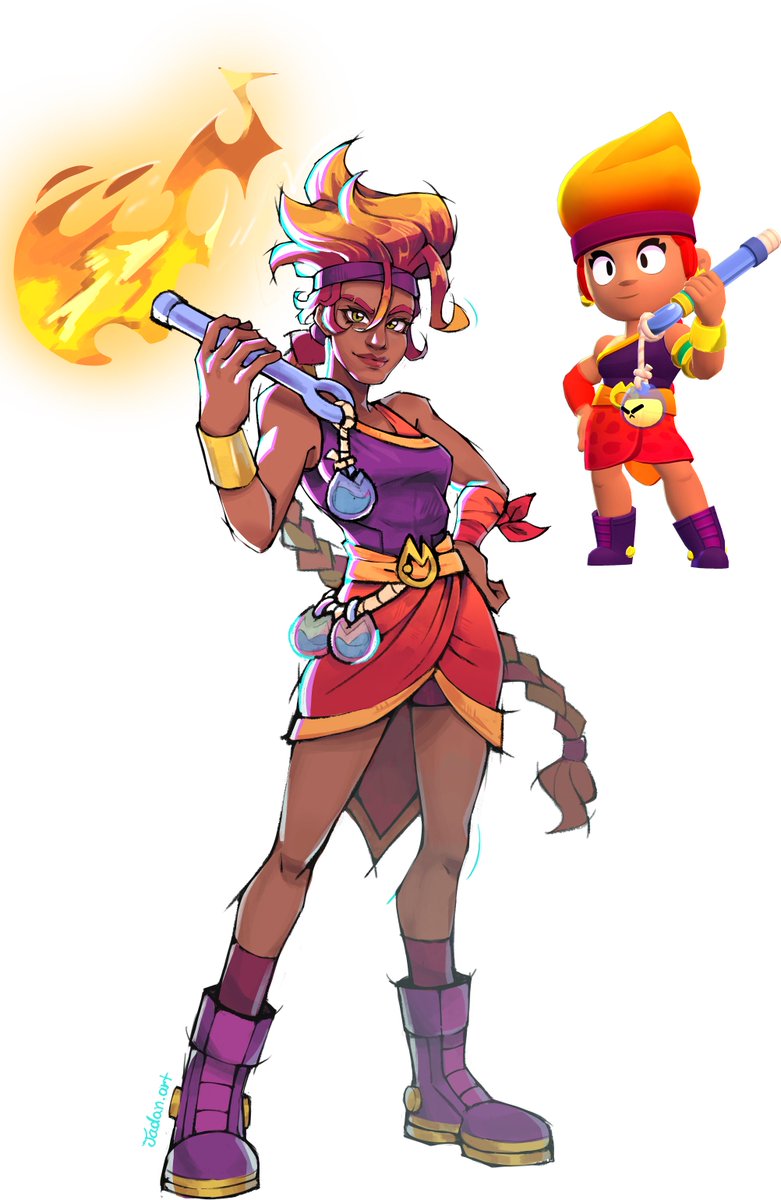 Was trying out something, what if the Brawlers from #BrawlStars  were Marvel Rival heroes, first up is Amber, I believe she would be a Duelist. But what do you guys think? And which Brawler should I do next?

#BrawlStarsArt #MarvelRivals