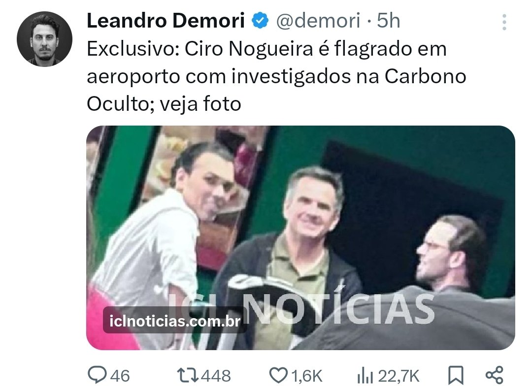 kimpaim's tweet image. Ô @ciro_nogueira, olha pra isso...

Todo cidadão de bem, ou seja, todo Farinha Lima que idolatra Dedé do BTG, sabe que essa foto é Inteligência Artificial.

Vá pra cima do Demori, a Farinha Lima tá do seu lado.