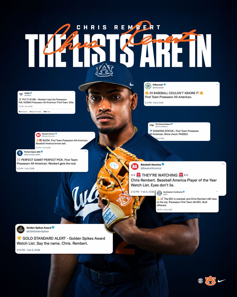 Auburn Baseball tweet media