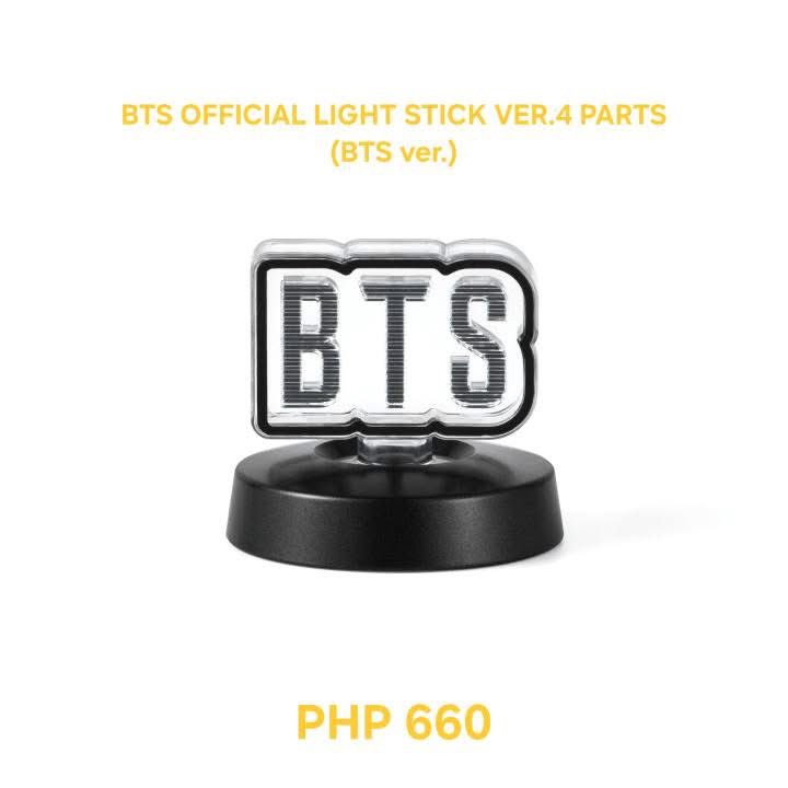 fablareshopph's tweet photo. #FBSPHGO #BTS #BTSComeback 

[Pre-order]

▪️BTS Official Light Stick Ver. 4 – PHP 2,450
▪️BTS Official Light Stick Ver. 4 Cradle – PHP 1,320
▪️BTS Official Light Stick Ver. 4 Parts (BTS Ver.) – PHP 660
▪️BTS Official Light Stick Ver. 4 Parts (ARMY Ver.) – PHP 660 https://t.co/YQODl3iz0U