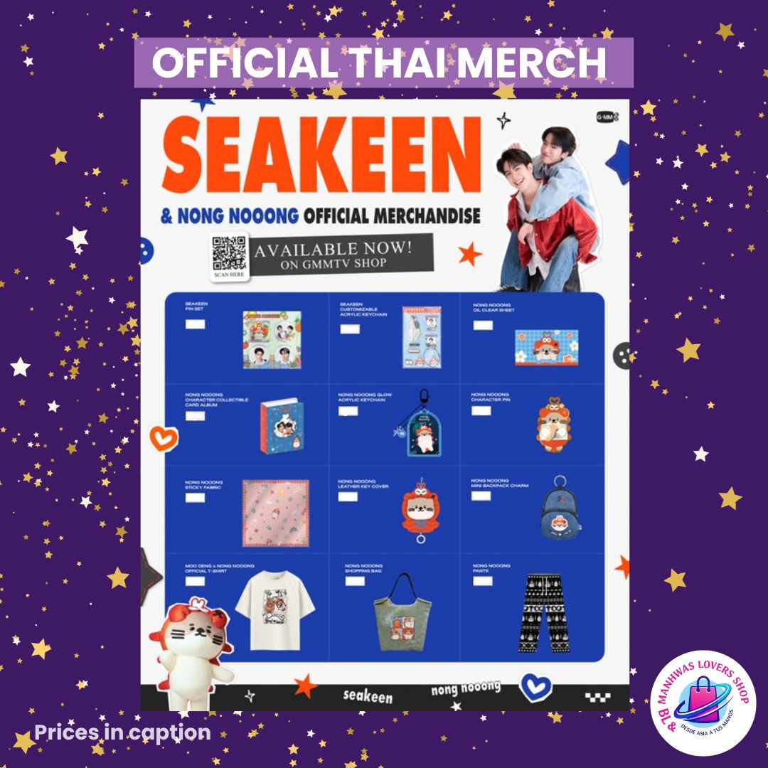 blmloversshop's tweet image. Official SEAKEEN &amp;amp; NONG NOOONG merch. If you want to place an order or have any questions, send us a DM 👇🏻
instagram.com/blloversshop/

#GMMTV #gmmtvshop #thaimerch #blseries #blactor #onlinestore #blcouples #boyslove #thaiblseries #bl #seakeen #nongnooong #H2Hseries