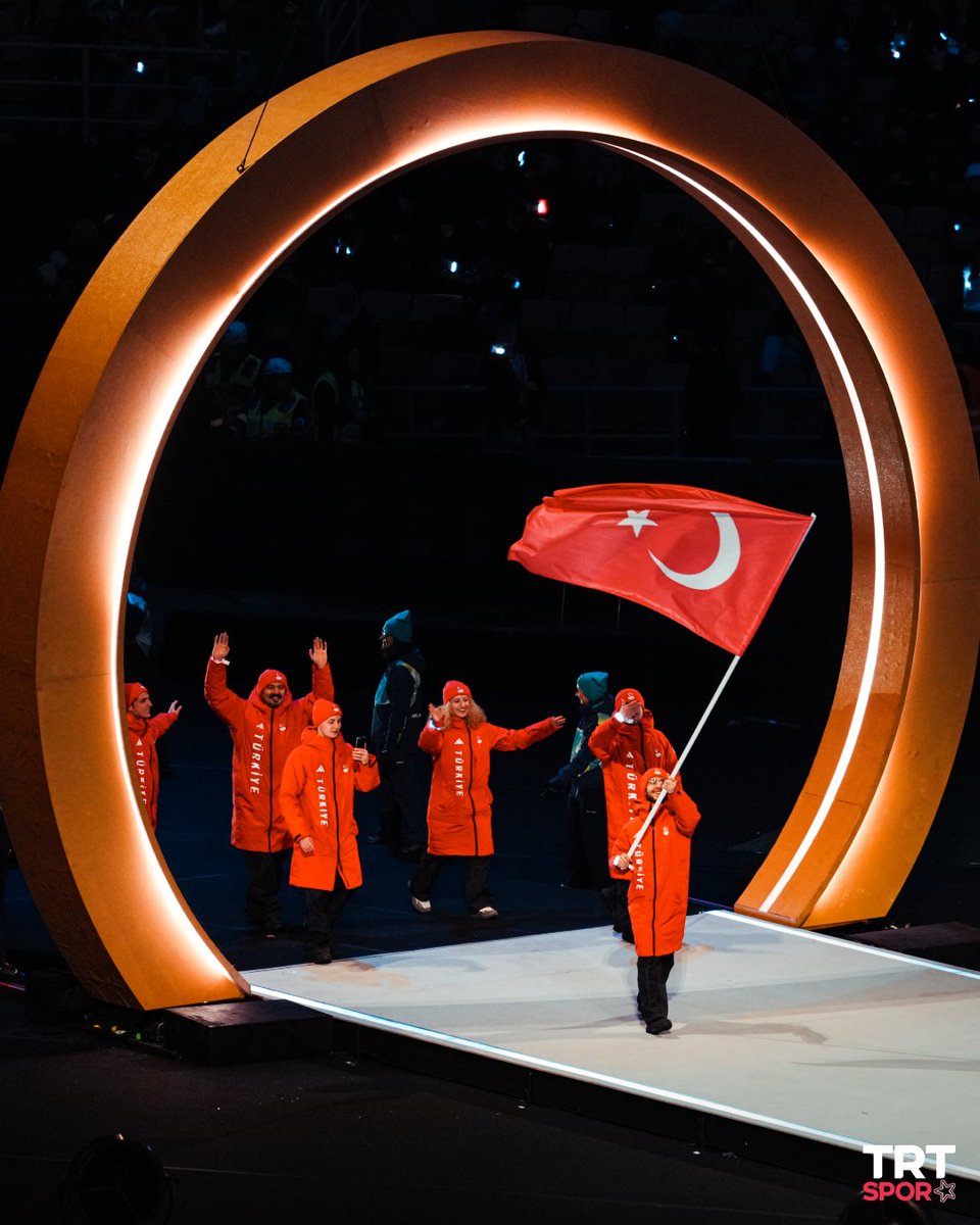 trtsporyildiz's tweet photo. 🇹🇷Team Türkiye, 2026 Kış Olimpiyat Oyunları'nda! 😍

📍 Milano Cortina https://t.co/t4rNWBTOXa