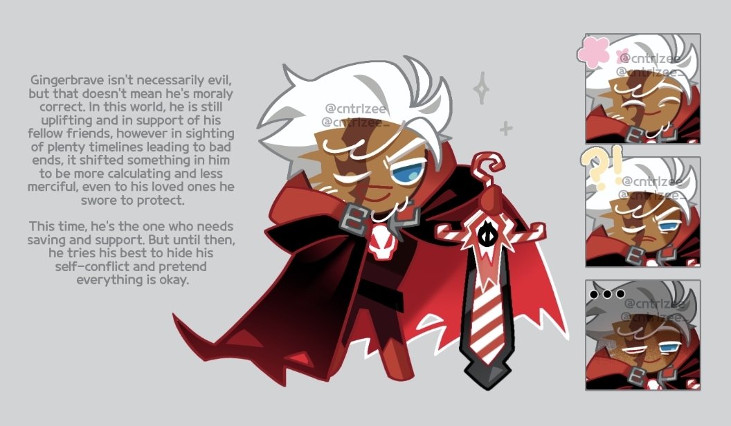 cntrlzee's tweet image. My take on adult!GB ^^ was gonna make a separate au of this ngl since a small plot is already set in mind
#cookierun #gingerbrave