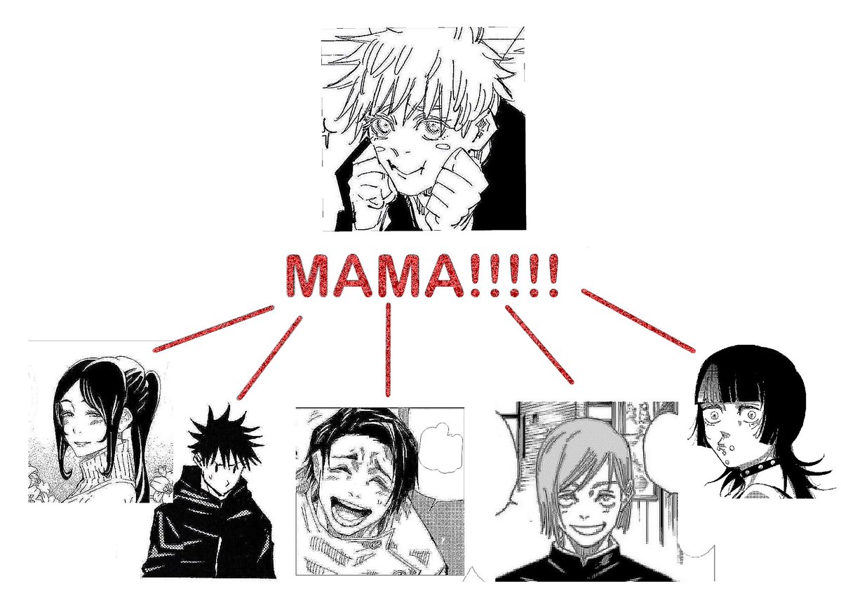 mooogless's tweet image. his gojolings