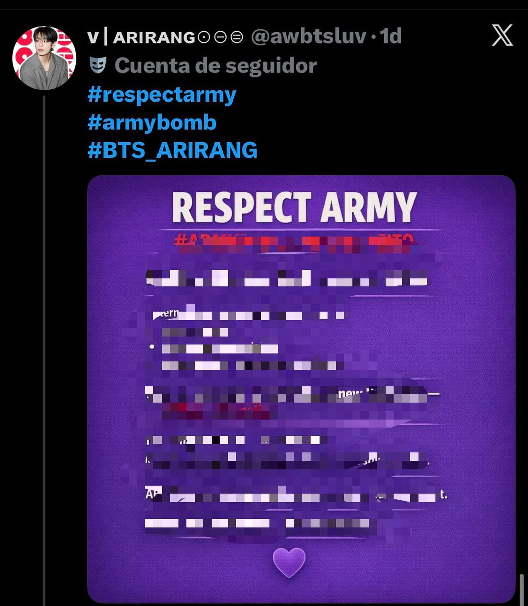 🚨ARMY🚨 , esto ya se salió de control.

¿Desde cuándo “apoyar” a los t4nn1S significa hacerles b0yC077? 

Muchas de esas cuentas que hoy dicen "ser ARMY", son las mismas que antes intentaron arruinar el trabajo de 875. Y para ser francos, la mayoría cuenta con una cantidad