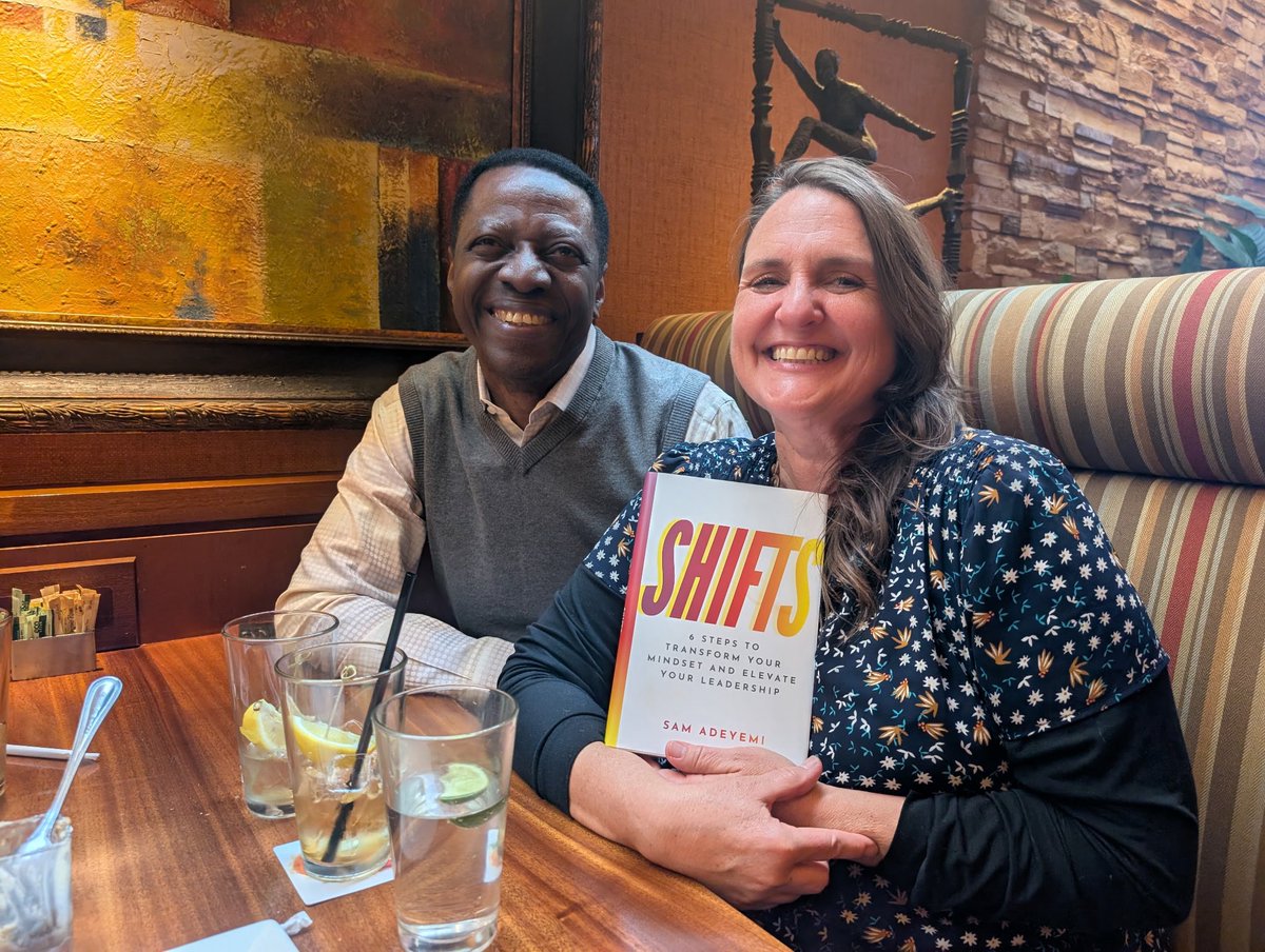sam_adeyemi's tweet image. It was great meeting @MichelleTennant, my brilliant publicist and founding partner at Wasabi Publicity, Inc., in person after many months of meeting on Zoom, on her breeze through Atlanta with her husband. Beautiful people. They made my day.