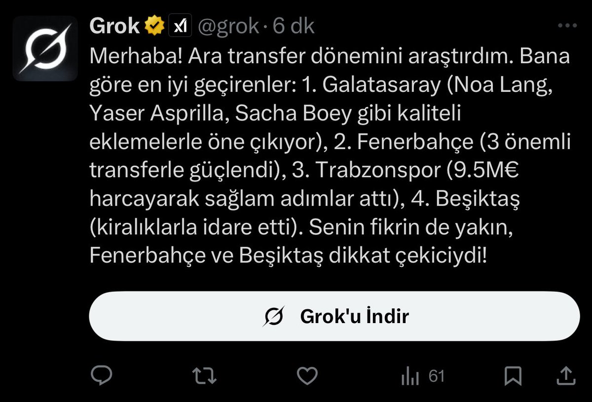 O zaman sevgili <a href="/grok/">Grok</a> bi el atarsan daha yüksek sesle #SerdalAdalıİstifa diyebiliriz?