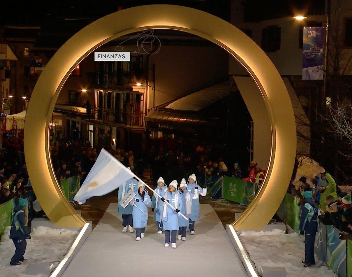 🇦🇷🇮🇹 | Argentina dice presente en la ceremonia inaugural de los Juegos Olímpicos de Invierno.