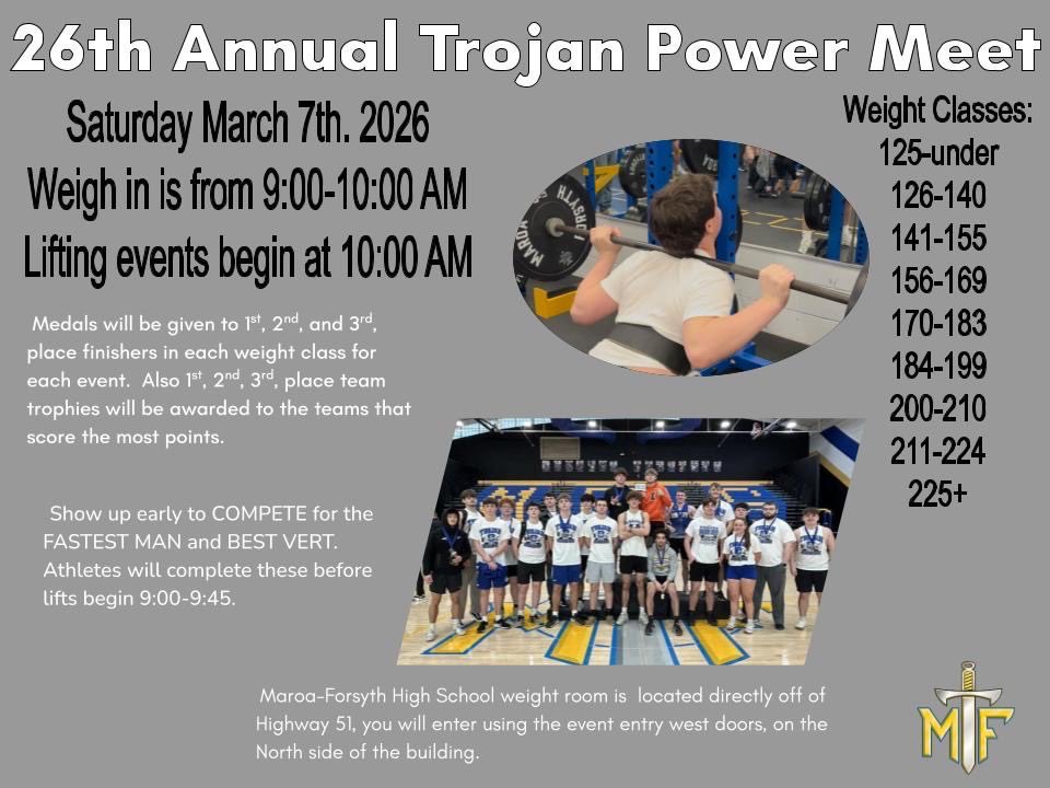 Less than a month away! Contact <a href="/josh_jostes/">Josh Jostes</a> for more information or to register!!