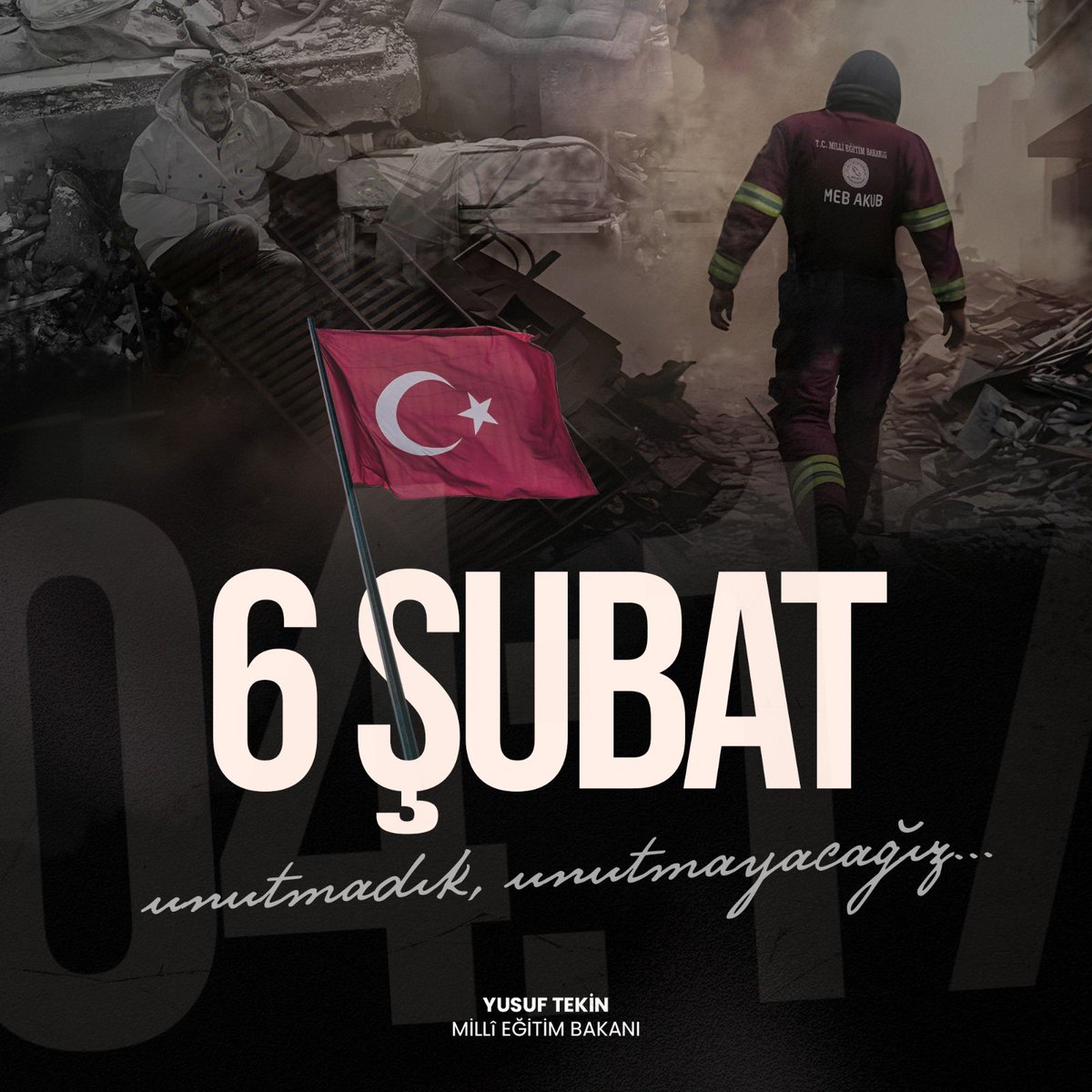 #deprem 
<a href="/tcmeb/">Millî Eğitim Bakanlığı</a> <a href="/Yusuf__Tekin/">Yusuf Tekin</a> <a href="/meb_ogm/">Ortaöğretim Genel Müdürlüğü</a> <a href="/Mardin_Valiligi/">Mardin Valiliği</a> <a href="/tuncay_akkoyun/">Tuncay Akkoyun</a> <a href="/Artuklukymkm/">T.C. Artuklu Kaymakamlığı</a> <a href="/mardinilmem/">Mardin İl Millî Eğitim Müdürlüğü</a> <a href="/ali_eyyupkoca/">Ali Eyyupkoca</a> <a href="/artukluilcemem/">Artuklu İlçe Milli Eğitim Müdürlüğü</a> <a href="/mehmeteminduya1/">Mehmet Emin DUYAN</a>