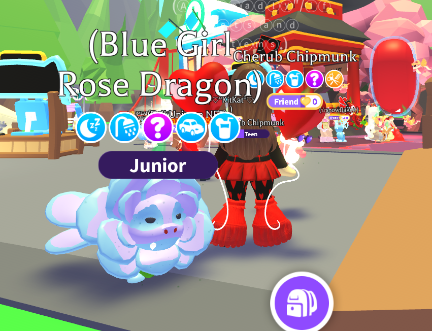 _TheDeadlyLotus's tweet photo. @PlayAdoptMe Ok, hated the colors on Rose dragon, friend got one, made it look better.  So I decided, why not, but changed the colors also.  So much better looking now.  Looks like the Blue Girl rose in my garden. https://t.co/Sz05PqPvzv