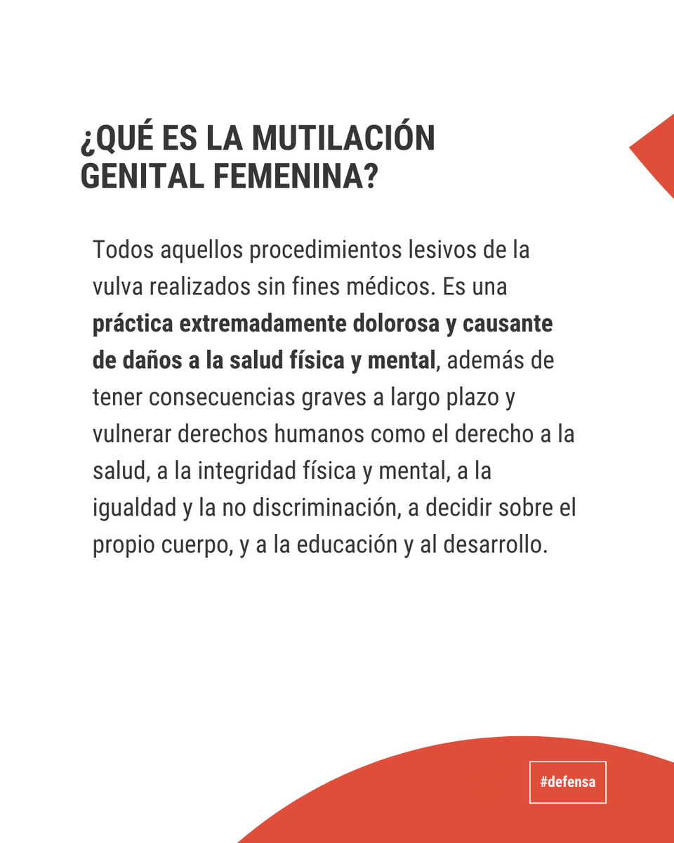 ddhh_scjn's tweet image. ⚠️ ¿Sabías? Desde 2012, cada 6 de febrero se conmemora el Día Internacional de Tolerancia Cero contra la Mutilación Genital Femenina (MGF) para erradicar esta práctica que vulnera múltiples derechos de mujeres y niñas.

#MutilaciónGenitalFemenina #EndFGM #DGDHJP