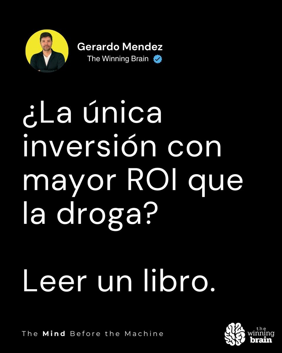 Por sólo $10 o $20 puedes cambiar tu mente, desarrollar ideas o mejorar productos que podrían producirte, miles o millones. 

Leer un libro sigue siendo la inversión más rentable que puede existir en el mundo.