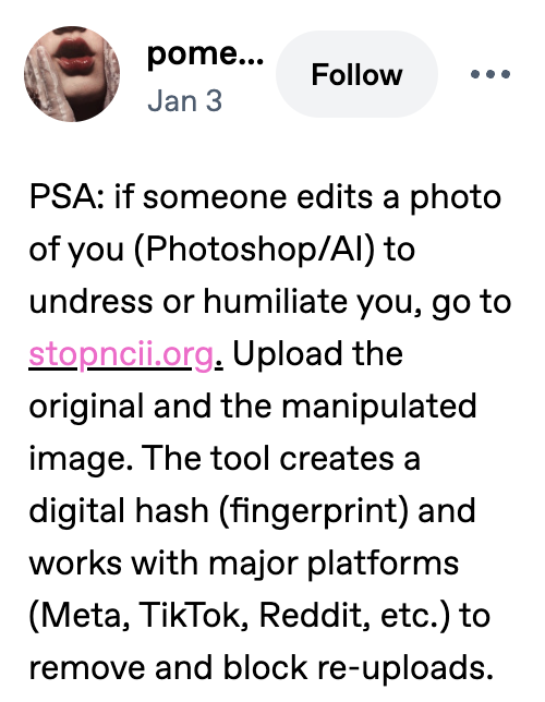 PLEASE SHARE this has happened on twt before stopncii.org