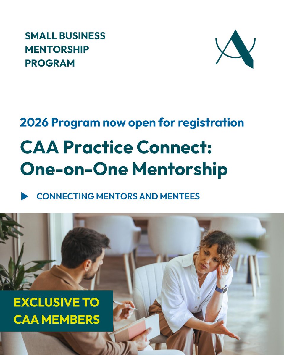 ConsultArchAB's tweet photo. CAA Practice Connect - One-on-One Mentorship Program - https://t.co/Lr6BEAYqNk https://t.co/cBmCNxC7CB