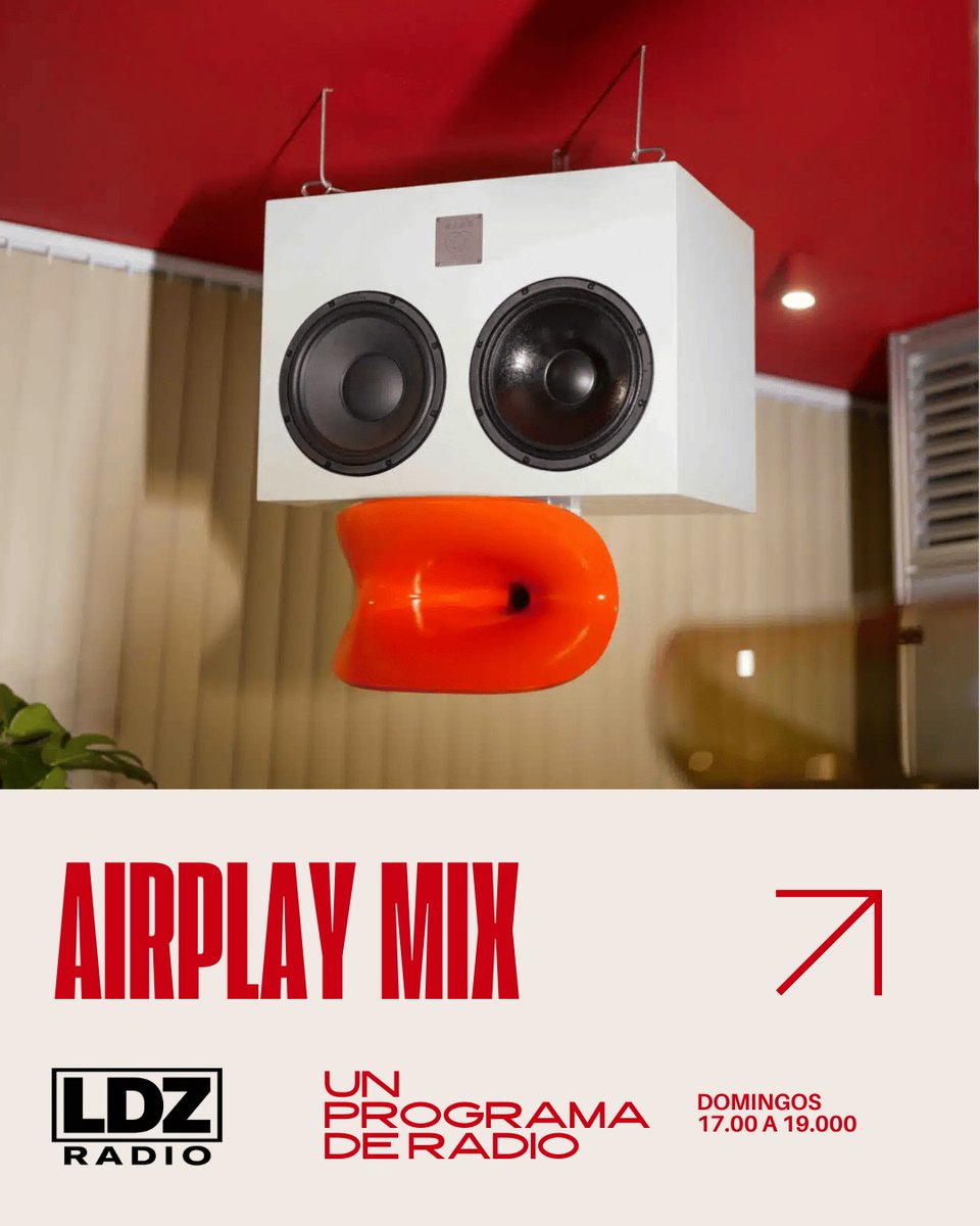 LDZRadio's tweet photo. En Marzo llega "AIRPLAY MIX" a @LDZRadio Domingos 17.00 a 19.00
Un Programa de Música 🎚️🎧
https://t.co/ezxZCN8xJv https://t.co/2WKgeDmbPj