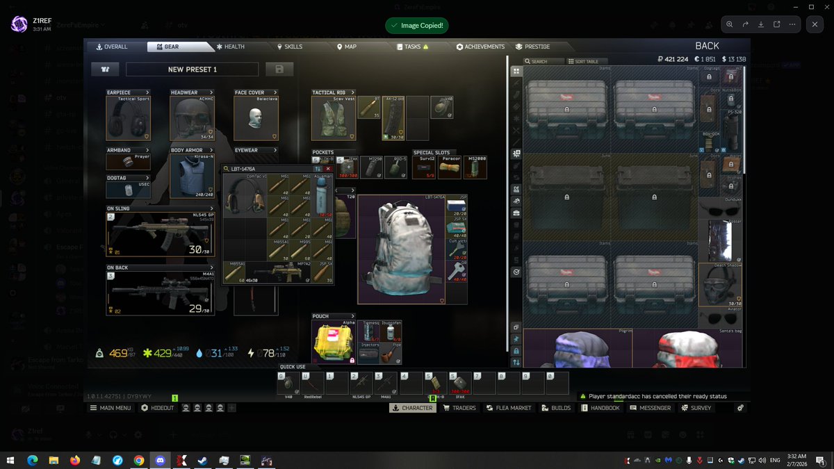 When you killed the GOON's in Lighthouse Thinking they are a bunch of scavs and your friend starts screaming they are bosses lol #EscapefromTarkov