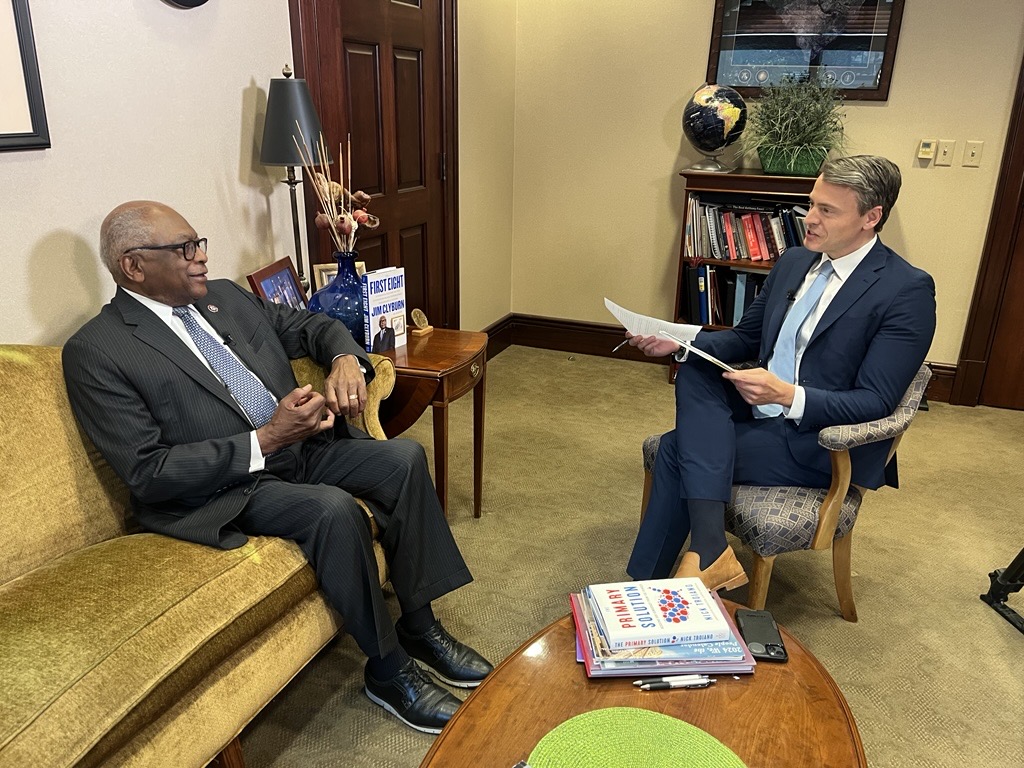 SCETV's tweet photo. Tune in #TonightOnSCETV at 7:30 p.m. for a new "This Week in South Carolina" with Rep. Jim Clyburn, who discusses his new book, "The First Eight." https://t.co/LVAg59PhoJ