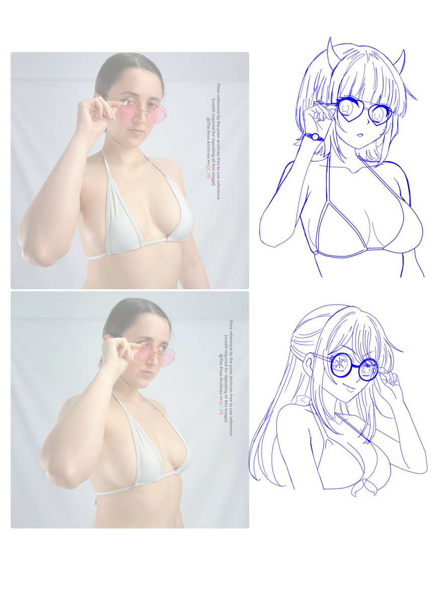 Eus_Zeol's tweet photo. Which of the 3 bi-komachi girls do you want to see finished?
Waifu in bikini on the way to the beach!. 
Ref by @theposearchives 
Character  #OshiNoKo Kana, Mem-cho &amp; Ruby.
#waifu #sketchart #idolstar https://t.co/XL6lGXkRHa