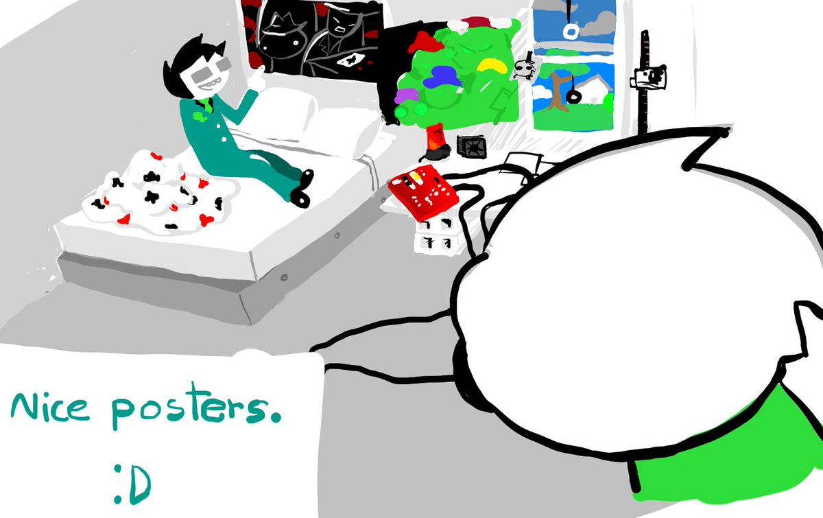 DoctorAiama's tweet image. Wanted to try doing a background, I need more practice #Johndave #Pepsicola #johnegbert #davestrider