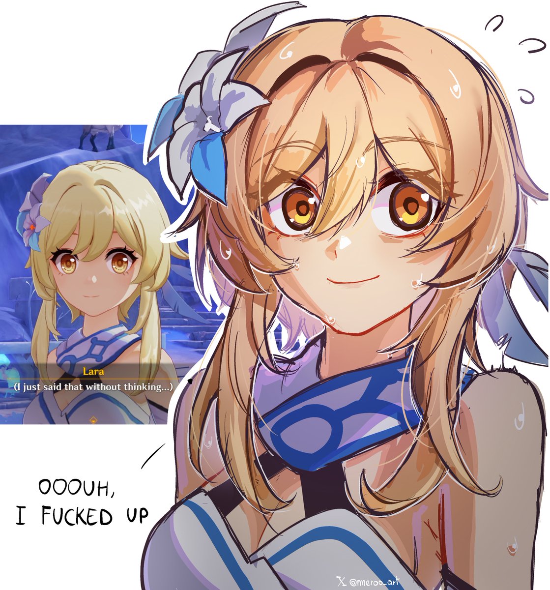 meroo_art's tweet image. She deserves her own collection
#Lumine #GenshinImpact