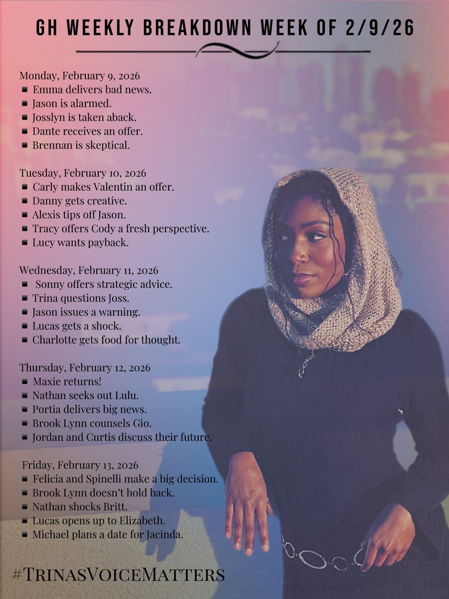 Spoilers for week of 2/9. #GH