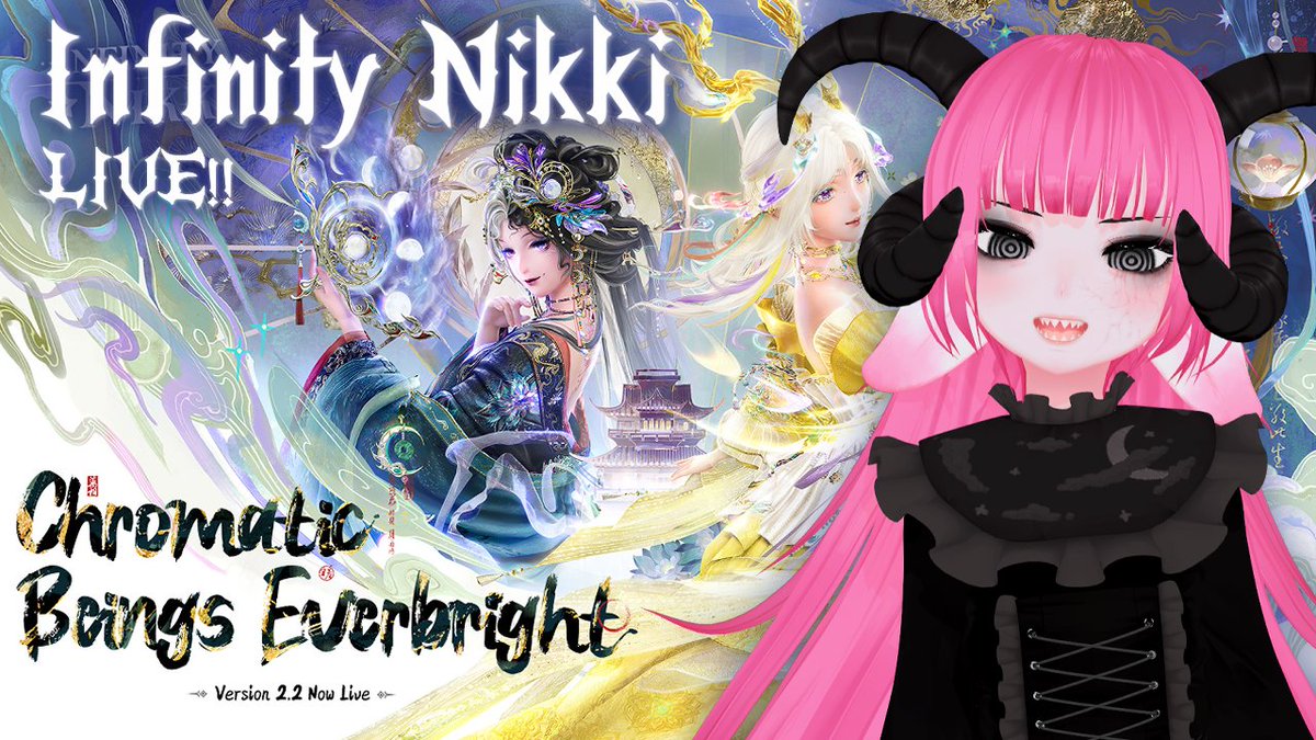 today we finish up the Wanxiang Realm story!!

twitch.tv/lambcore_
🐑💤
#vtuber #ENvtuber #vtuberEN #InfinityNikki