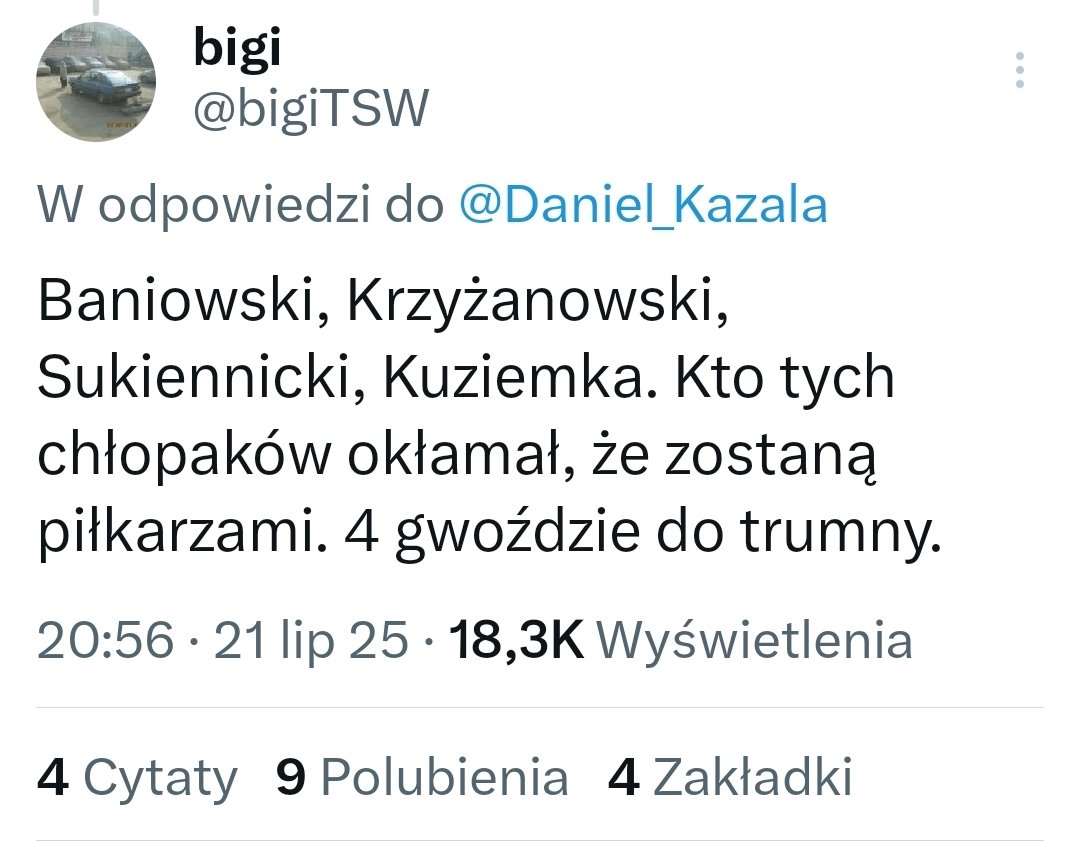 Czyli z Wieczystą Kawała z hat trickiem