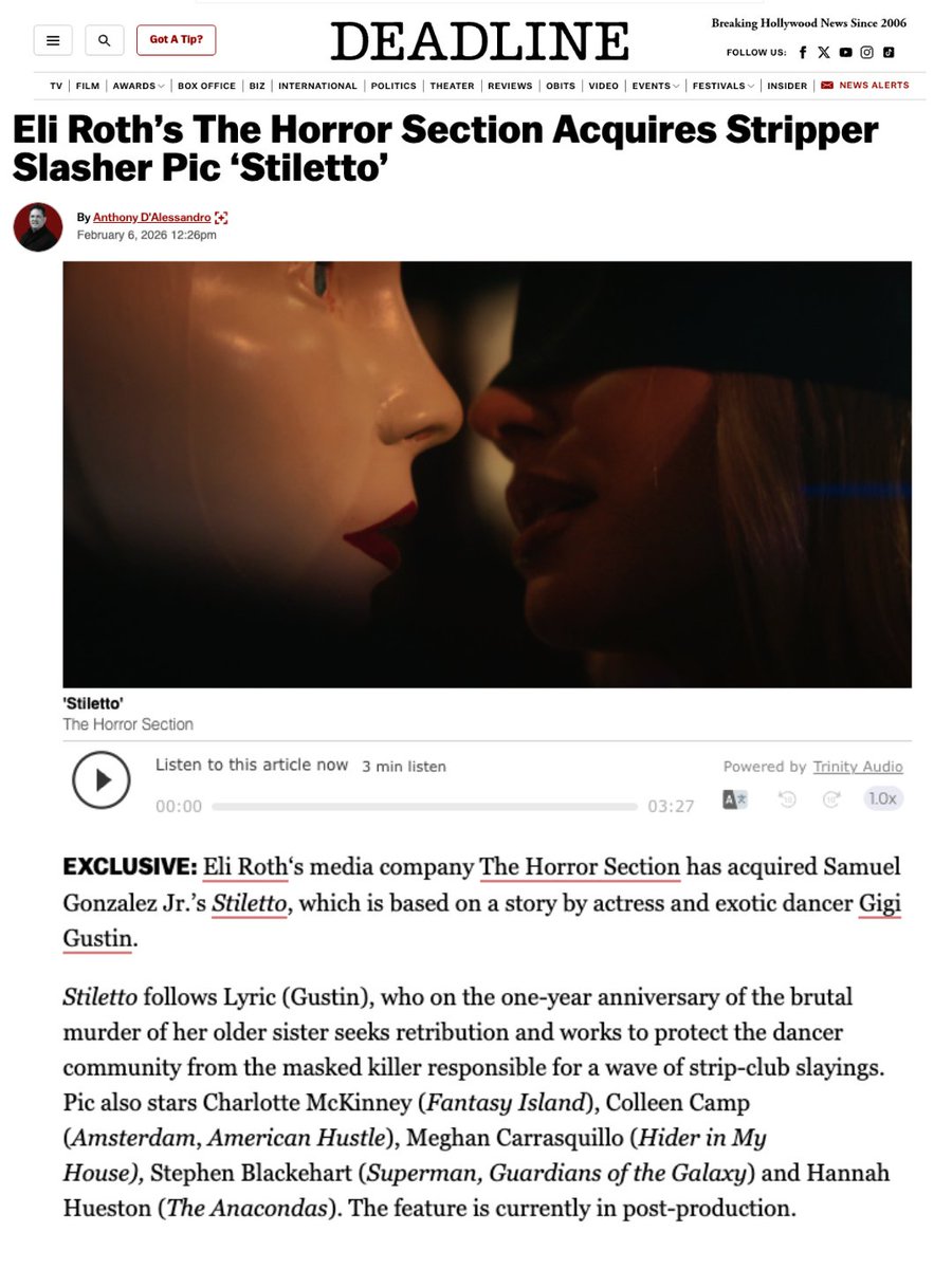 The Horror Section tweet media