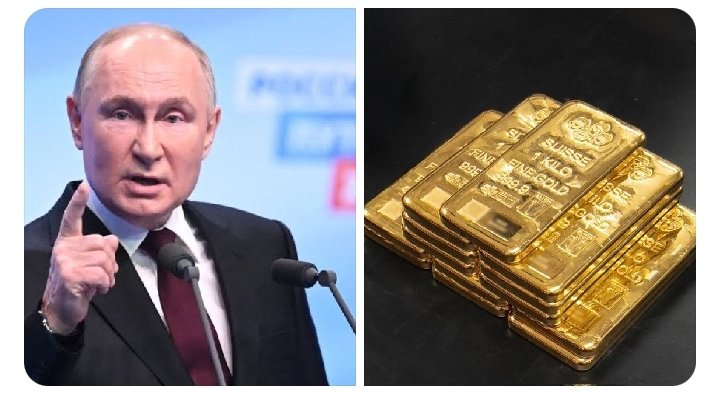 cecild84's tweet photo. NEW: 🇷🇺 RUSSIA GOLD RESERVES ROCKET PAST $400B, FROM IT'S OWN GOLD, UNLIKE FRANCE WHO GOT IT'S OWN FROM AFRICA :

Gold now makes up 48% of Russia’s reserves, the highest share since 1995. 

Total reserves climbed to $834B, with Gold holdings up 23% in January alone.

BRICS is ditching the dollar/bond system and being rewarded for it.