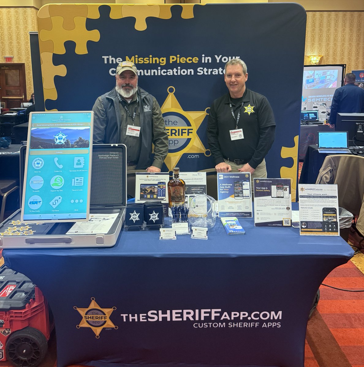 Avery and Jay enjoyed sharing how a custom mobile app helps Tennessee agencies innovate their communication and keep citizens informed. We're proud to provide the "missing piece" for law enforcement across the Volunteer State.